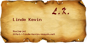 Linde Kevin névjegykártya